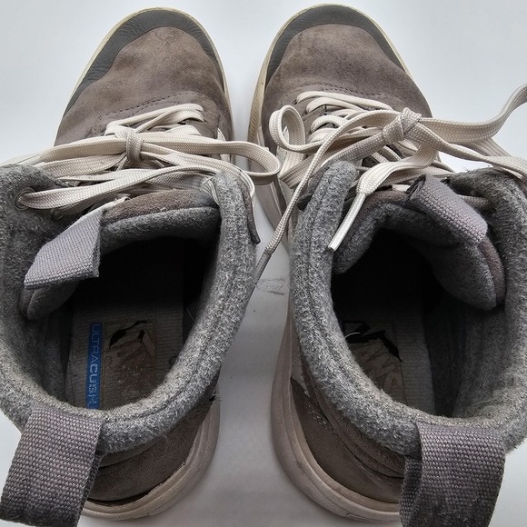 Vans Ultracush Shoes Mens Size 8 Gray Suede High Top Lace Up Casual Sneakers - Picture 9 of 12